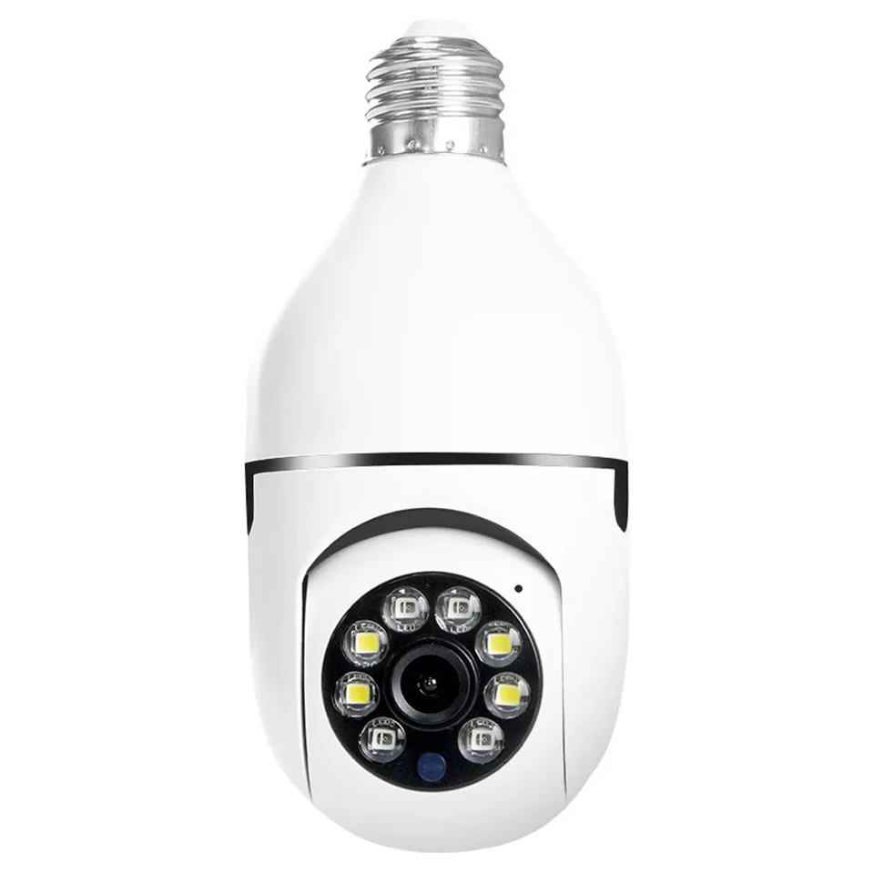 Foco y Cámara de Seguridad 360°